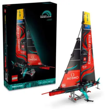 Set LEGO Technic Emirates Team Zealand AC75, 962 pjesë, model jahti, shumëngjyrësh