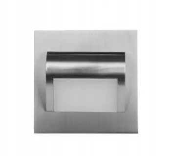 Dritë shkallësh LED Inga Satin, 1.2W, 3100K, gri satin