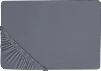 Çarçaf fitted JANBU, pambuk, 180 x 200 cm, gri e errët