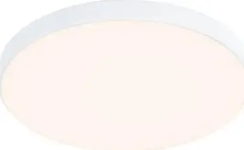 Panel tavanor LED Paulmann Veluna Edge, IP44, 3000K, 9cm, i bardhë