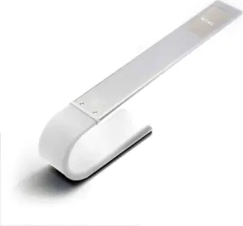 Lampë tavoline LED V-TAC VT-1037, 6.5W, me touch dhe dimer, e bardhë argjendtë