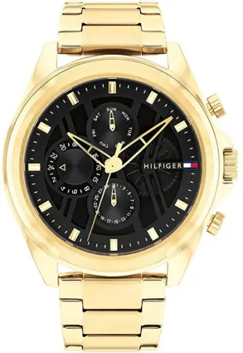 Orë dore për meshkuj Tommy Hilfiger Jax 1710658, e artë