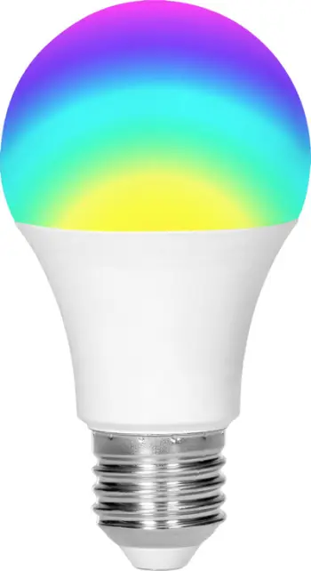Llambë inteligjente Tuya LED A60, 5.5W E27, RGB+W Wi‑Fi, e bardhë