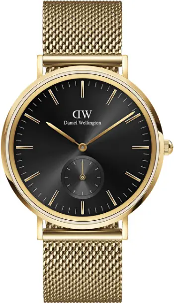 Orë për meshkuj Daniel Wellington Classic Multi-Eye Evergold Onyx DW00100713, e artë