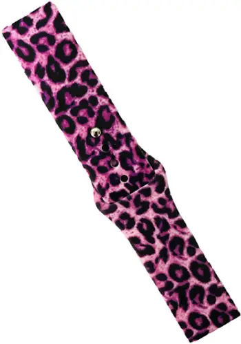 Rripa për orë dore 4wrist Samsung, zi/rozë, 22 mm