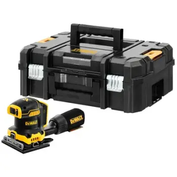 Lëmuese orbitale Dewalt DCW200NT, pa kabllo, brushless, e verdhë