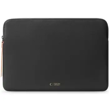Këllëf laptopi Tech-Protect Fleece, 13-14", lëkurë ekologjike, i zi