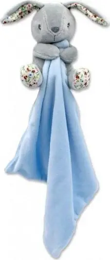 Lodër pelushi Tulilo Miluś Bunny, 25 cm, blu