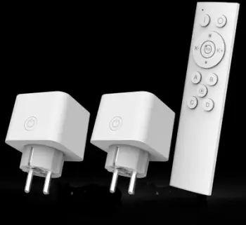 Set prize inteligjente Trust Smart WiFi Socket Starter Pack, 2x priza, telekomandë, i bardhë