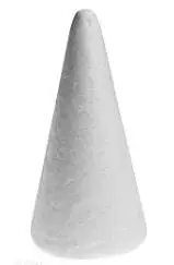 Kone polisteroli Rico Design, 100 mm, set 9 copë, të bardha