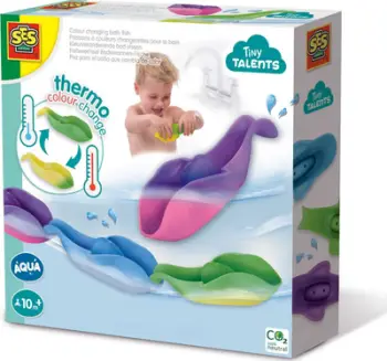 Lodra banjo SES Creative Colour Changing Bath Fish, set 3 copë, shumëngjyrëshe