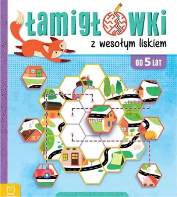 Puzzle edukative për fëmijë, me dhelpër të gëzuar, 5+