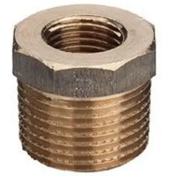 Reduktim i filetuar bronzi WG904 Type 3241, 1 1/4" x 1", i kuq