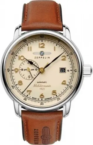 Orë dore Zeppelin Méditerranée 1921 9668-5, automatike, 40mm, bexh
