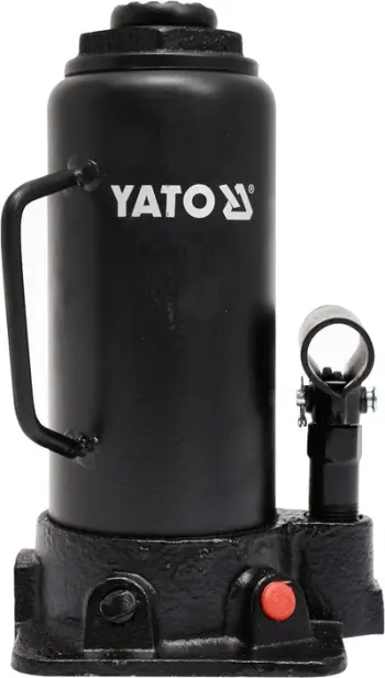 Krik hidraulik YATO YT-17005, 12 ton, lartësi 230-465 mm, i kuq