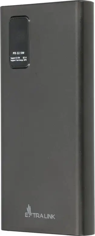 Powerbank Extralink EPB-067B, USB-C, ekran dixhital, i zi