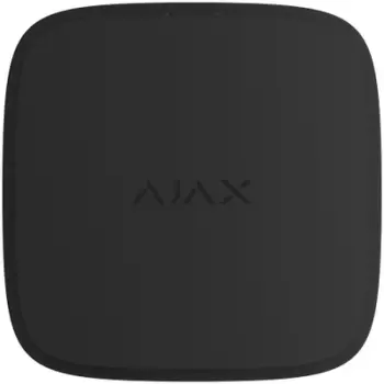 Detektor zjarri Ajax FireProtect EN54, sensor nxehtësie, sirenë alarmi, i zi