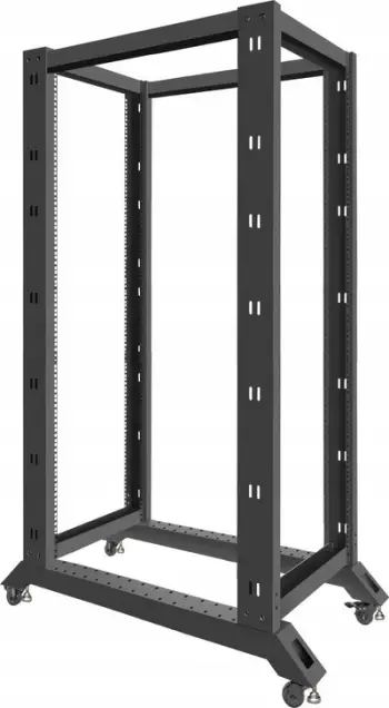 Raft i hapur rrjeti Lanberg 19" 42U, 600x1000 mm, i zi