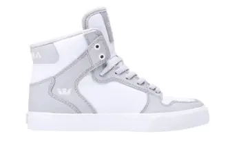 Këpucë sportive SUPRA Vaider, nr 44.5, gri me të bardha