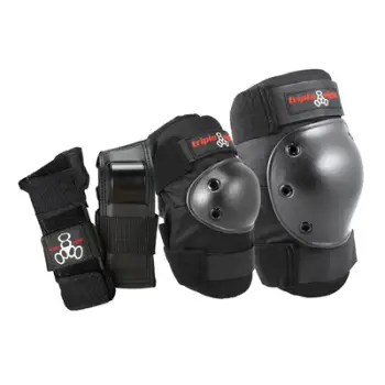 Set mbrojtës Triple Eight Saver Series, kyçe duar gjunjë bërryla, madhësia M, i zi
