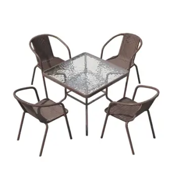 Set mobilje kopshti Heinner Erzin, 5 pjesë, çelik, shumëngjyrësh
