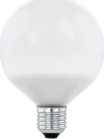 Llambë LED Eglo E27 G95, 11.8W, 4000K, e bardhë opal