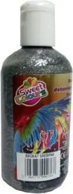 Bojë dekorative me shkëlqim Sweet Colours, 250ml, glitter, argjend
