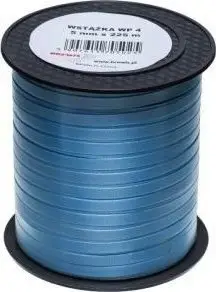 Shirit plastik dekorativ Pa markë Blue, 5mm, 225m, i kaltër