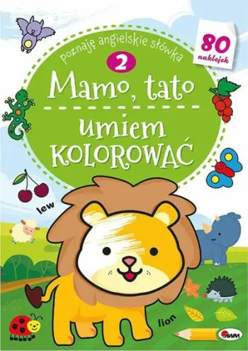 Libër ngjyrosës Mum Dad I Can Colour 2, format i madh, me ngjitëse