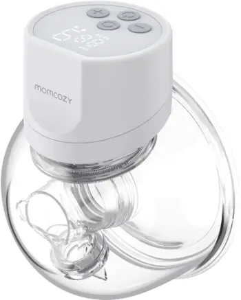 Pompe gjiri Momcozy S12 Pro, elektrike pa duar, dyshe, e bardhë