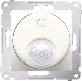 Çelës me sensor lëvizjeje Kontakt Simon 54 DCR11P.01/41, relé e integruar, montim i fshehtë, krem
