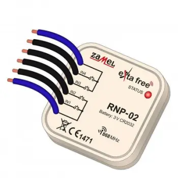 Transmetues radio Zamel RNP-01, 4 kanale, montim i fshehur, 230V AC
