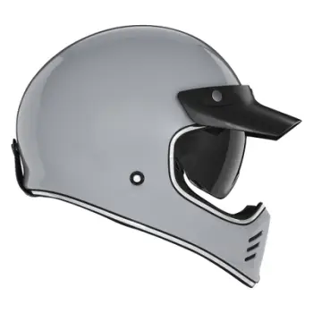 Helmeta për motor Nox Premium Seventy II, full face, me mburojë dielli, e zezë