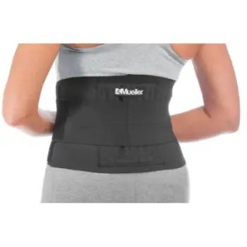 Rrip mbështetës për shpinë Mueller Adjustable Back Brace, i rregullueshëm, kompresion i lartë, i zi