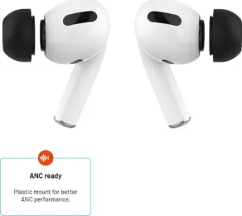 Jastëkë kufjesh FIXED Plugs Pro, memory foam, për AirPods Pro Pro 2, XS, të zinj
