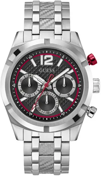 Orë për meshkuj Guess Resistance GW0714G1, e argjendtë