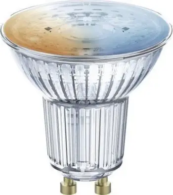 Set llamba spot LED LEDVANCE SMART+ Wi-Fi GU10 Reflector, 4.9W, Tunable White, transparente