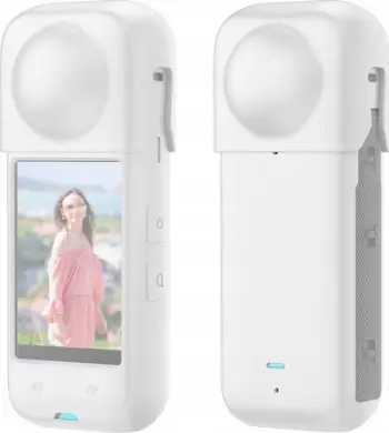 Kapele lente dhe mbrojtës silikoni Puluz PU985W, për Insta360 X4, transparente