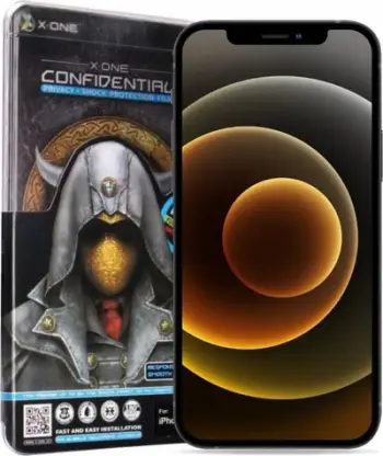 Mbrojtëse ekrani X-one Tempered Glass Full Cover Privacy për iPhone 15 16, ekstra e fortë, transparente