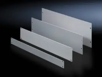Panel mbulues rack Rittal 1931200, 1U, alumin, set 3 copë, gri
