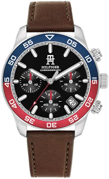Orë dore për meshkuj Tommy Hilfiger TH85 Chronograph 1792166, e kaftë