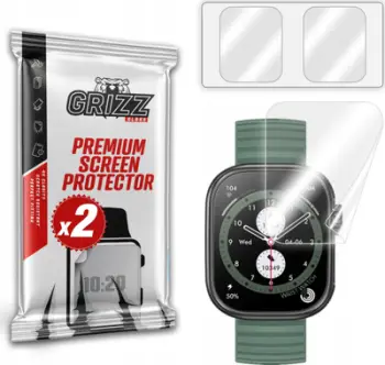 Fletë mbrojtëse ekrani GrizzGlass CeramicFilm MyPhone Watch, set 2 copë, rezistente ndaj gërvishtjeve, transparente