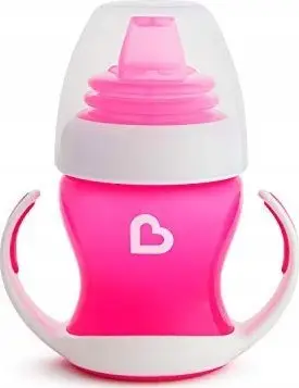 Gotë trajnimi Munchkin Gentle, 118 ml, silikon pa rrjedhje, rozë