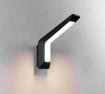 Aplike murale e jashtme Paulmann Merano LED, me sensor lëvizjeje, IP44, antracit