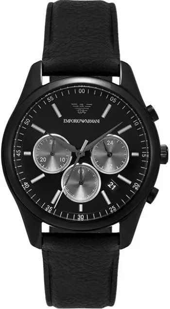 Orë për meshkuj Emporio Armani Antonio AR11583, e zezë