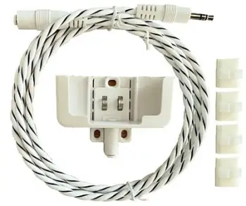 Set aksesorësh sigurie DSC PGP WT SC6, kabllo 1.8m, me mbajtëse muri, i bardhë