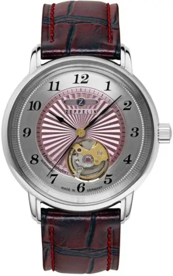 Orë dore Zeppelin Friedrichshafen 85695, 36mm, automatike, rozë