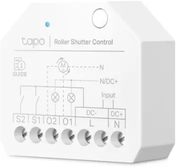 Modul i mençur Tapo S112, 2 kanale, Wi-Fi dhe Bluetooth, i bardhë