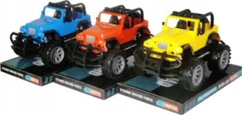 Makina lodër Off-Road Car MIX, mekanizëm friksioni, modele me ngjyra të ndryshme