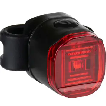 Lampë pasme biçiklete Dunlop 334547, LED 250 lumen, USB C, e zezë e kuqe
